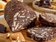 Рецепта Арменски сладък салам с какао и орехи